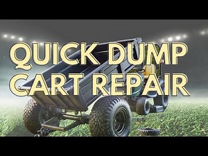 FIX Your Broken Dump Cart Wheels in 10 Minutes!