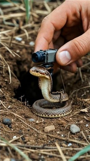 Baby Cobra Camera Mission Underground Snake Colony Revealed🐍 #BabyCobra #SnakeDocumentary #AnimalPOV