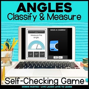 Classify and Measure Angles Self-Checking Game