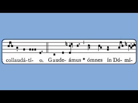 Gaudeamus Omnes (All Saints, Introit)