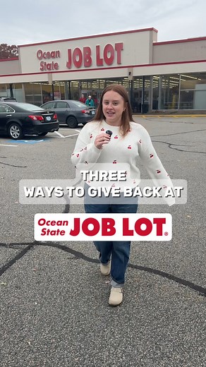 Getting Crazy Deals is great, but getting them is even better when you can feel GOOD about it! These programs are a win-win! ❤ | Ocean State Job Lot