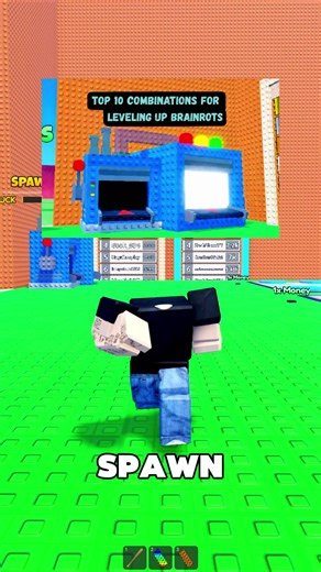Top 10 Spawn Machine Combinations For Leveling Up Brainrots 🥇 #escapetsunamiforbrainrots