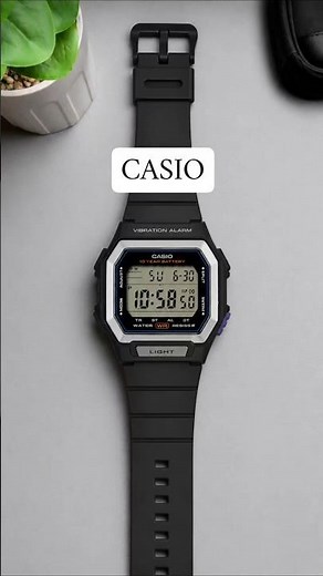 Meet the new CASIO W-738H-1AV — a rugged digital watch packed with everyday features! #watch