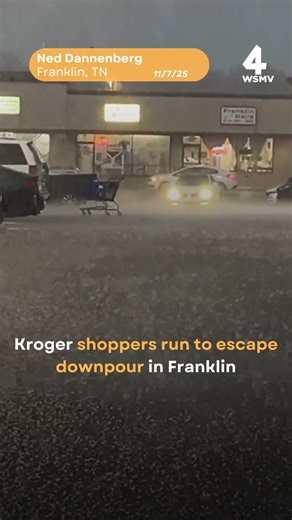 2.3M views · 2.1K reactions | Rain and thunderstorms continue to move across the Midstate. Follow live weather updates ➡ https://tinyurl.com/k6szanxs | WSMV 4, Nashville | Facebook