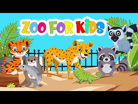 Animals At The Zoo | Learning About Zoo Animals | Vocabulary video for kids