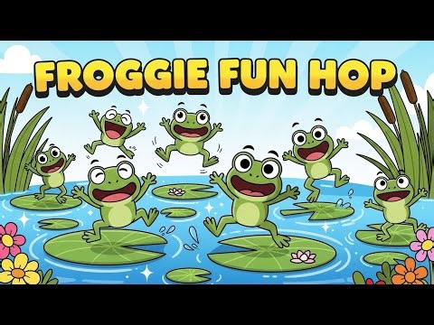 Froggie Fun Hop 🐸🎵 | Fun Movement & Learning Song for Kids | Happy Tales & Tunes