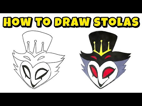 How to Draw Stolas from Helluva Boss (Hazbin Hotel): Goetic Prince of Hell