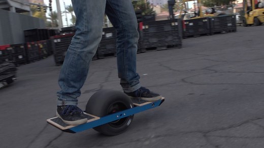 Watch a newbie try the Onewheel self-balancing electric skateboard
