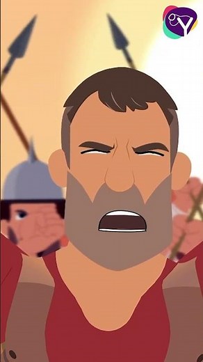 Joshua and the Battle of Jericho - Animated, with Lyrics #shorts