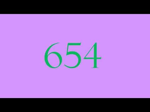 fast numbers challenge countdown from 1000 - 0