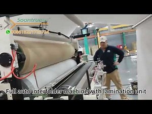 Facial tissue interfolder machine -- Soontrue Machinery