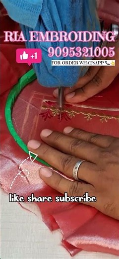 #simple_embroidery_blouse_design #embroidery_art #embroidery_ideas #machine_embroidery #trending #tn