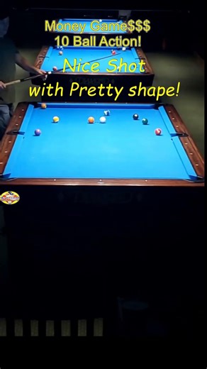 Playing 10 Ball Actions with excellent Cueball Control. #pool #billiards #viral #trending #fyp