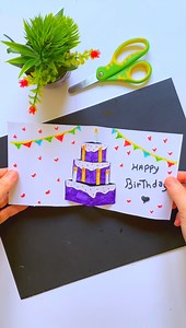 65K views · 333 reactions | Cute Paper Craft for kids 殺(birthday card ) | Art Crafts | Facebook