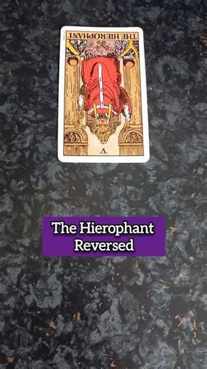 What The Hierophant Reversed Actually Tells You #tarot #tarotreading