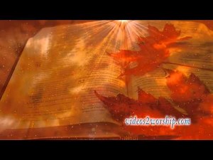 Autumn Bible Worship Motion Background