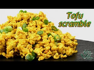 Tofu Scramble | Vegan Breakfast Ready In 5 Minutes!
