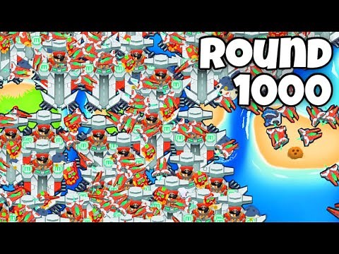 I Got To ROUND 1000 With 100 PARAGONS! (Bloons TD 6)
