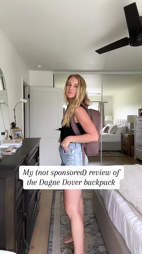My not sponsored review of the Dakota backpack from @Dagne Dover I went back and forth over this purchase for a year, so I wanted to circle back and do a full review now that we’ve been traveling with this backpack all summer! This backpack has served us SO well. It holds everything, has a million compartments (ok, 15, to be exact), and is super comfortable to carry on long travel days. The only thing I don’t love is that the water bottle pockets on the sides are really tight. Otherwise, we’ve b