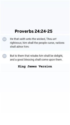 Proverbs 24:25-25 📖💡
