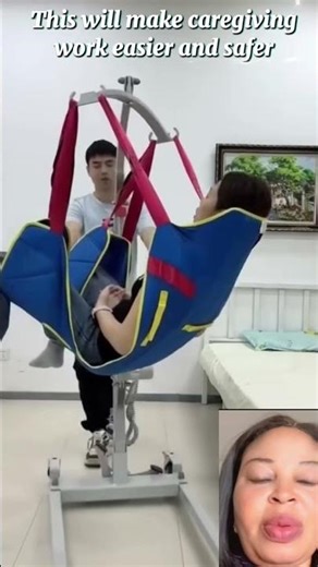 You need to see how this machine is lifting patient safely!#hospitalservices#caregiver support