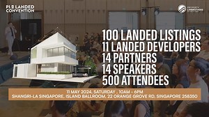 Experience the largest showcase of landed homes in Singapore, brought to life with cutting-edge 3D Virtual Tours—only at PLB's Landed Convention, happening this Saturday, May 11th at Shangri-La Singapore! Look forward to a full day packed with landed market insights and nuggets of wisdom! 11 industry leaders, 4 keynotes and 3 fireside chats—a total of 7 speaking highlights specially curated for landed home investors. Join us and celebrate the best of landed home living at the PLB Landed Conventi
