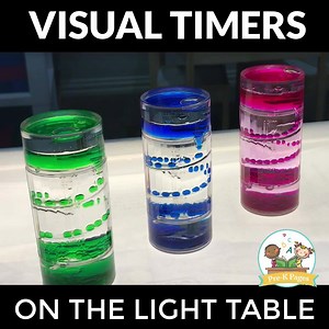 These are so calming! DIY Light Table Directions >> https://www.pre-kpages.com/diy-light-table/ | Pre-K Pages