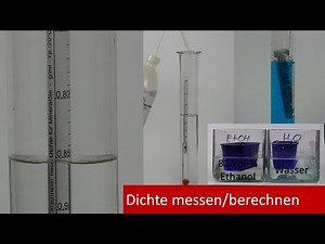 Dichte von Feststoffen und Flüssigkeiten messen