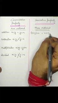 Commutative और Associative Property का Difference 😱 | Class 8 Maths | Easy Explanation