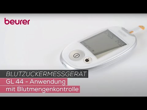 Blutzuckermessgerät mit Blutmengenkontrolle | Beurer GL 44 mg/dL