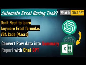 Use ChatGPT to make Excel tasks more efficient
