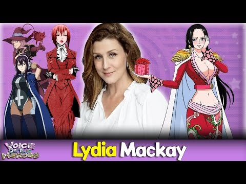 One Piece Star Lydia Mackay Voice of Boa Hancock, Nanaba in Attack on Titan, Vanessa in Black Clover