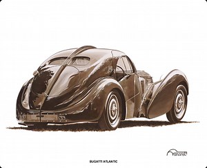 Construisez la Bugatti Atlantic type 57 SC au 1/8 IXOcollections full kit