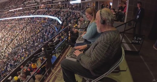 Visually impaired Denver Nuggets fans feel the game at Ball Arena with help from new technology
