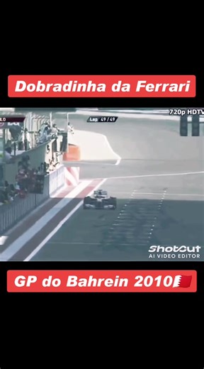 Fernando Alonso vence GP do Bahrein 2010 pela Ferrari