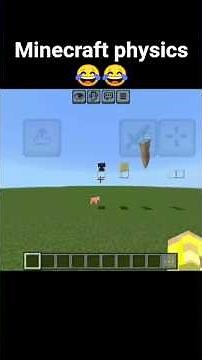Minecraft physics #minecraft #shortvideo