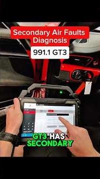 Inside look of how my brain works during the diagnosis of this 991 GT3 with secondary air faults 🧠