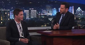 Jimmy Kimmel Logan Lerman Interview PART 2