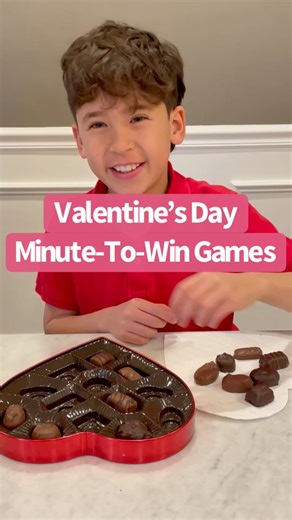 Valentine’s Day Minute-To-Win-It Games ❤️ These fun games are so easy to set up and fun for all ages! Great for classroom parties or at home! #valentinesday #minutetowinit #minutetowinitgames #kidsactivities #raisingdragons #preschool | Raising Dragons - Activities For Kids