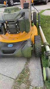 With the Trimyxs, you don't need three tools to get the job done. Watch as this 2-in-1 trimmer/edger attachment gets the job done effortlessly. #Trimyxs #LawnCare #LawnMaintenence #Trimmer #Edger #Mow | Trimyxs - Trimmer & Edger Mower Attachment