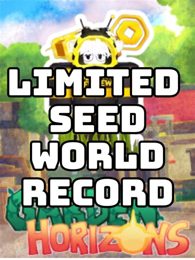 Achieve World Record Lumen in Roblox Garden Horizons