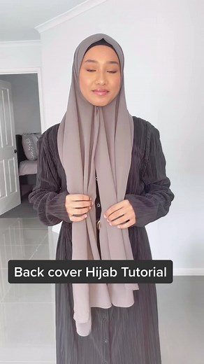 Back Cover Hijab Tutorial | Full Back Coverage Tutorial