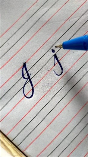 How to Write Letter J #calligraphy #handwriting #calligrphylearning #learning #cursive