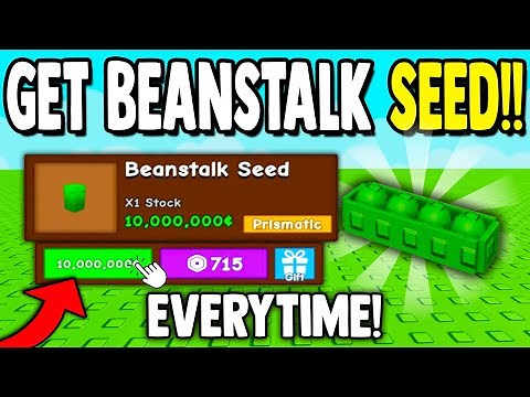 How To Get BEANSTALK SEED Fast in Grow a Garden Roblox