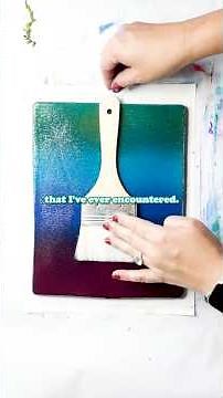 When squish meets art. #printmaking