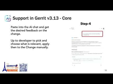 Harnessing the power of AI in the Gerrit Code Review process