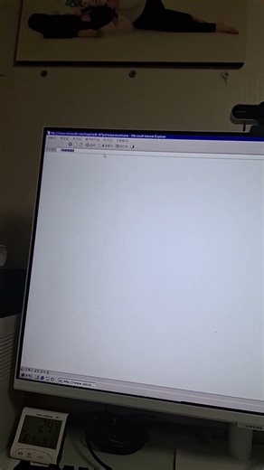 윈도우2000으로 인터넷을 하려고 시도했던 나: