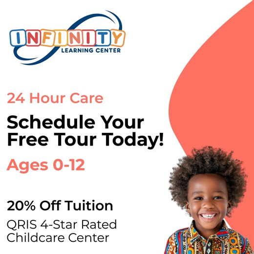 You deserve a childcare center you can trust. Infinity Learning Center (QRIS 4-star rated) has made a safe and fun space for your child to thrive! Schedule your free tour today and get 20% off when you register your child! | Infinity Learning Center Las Vegas
