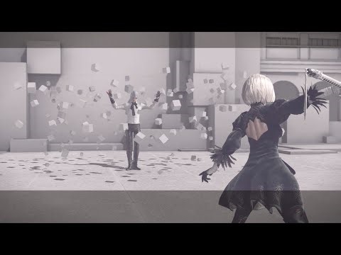 NieR:Automata - Missile Supply Mission & Copied City - PS4 gameplay part 9