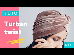 Tuto couture turban twist DIY how to make a Turban#lalalovecouture #couture#sewing#Turban